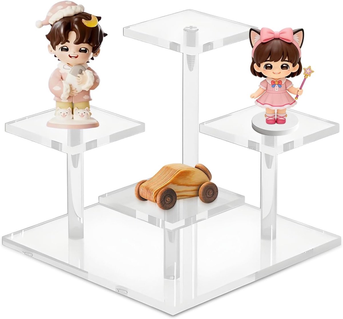 Multilayer Acryl Stand voor Parfums, Sieraden en Cosmetica - Organizer en Display Riser voor Collectibles