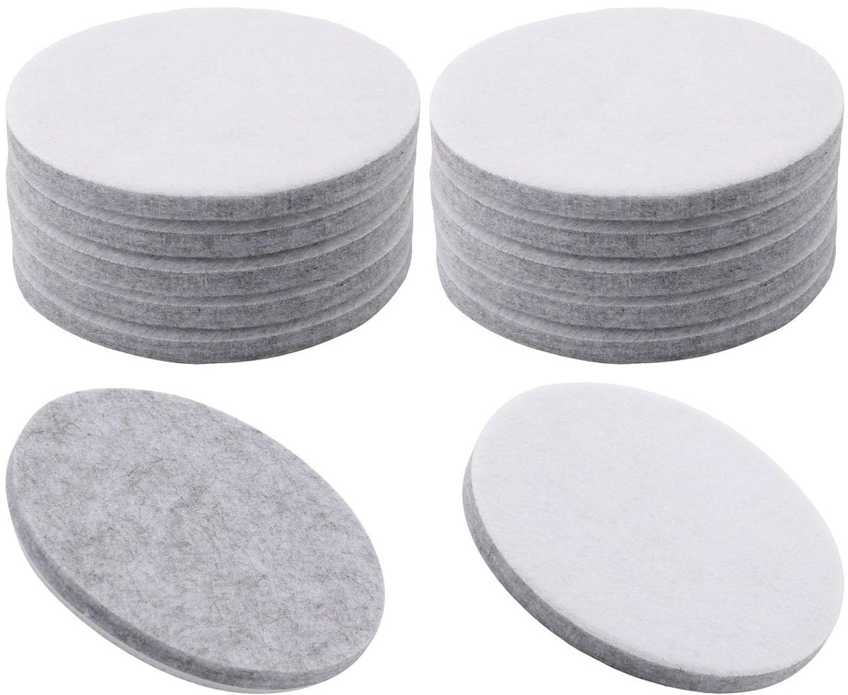 12 Stuks Polijstpads 75 mm voor Excentrische Schuurmachine, Klittenband Polijstschijven voor Autopolijsten en Schuren, Grijs