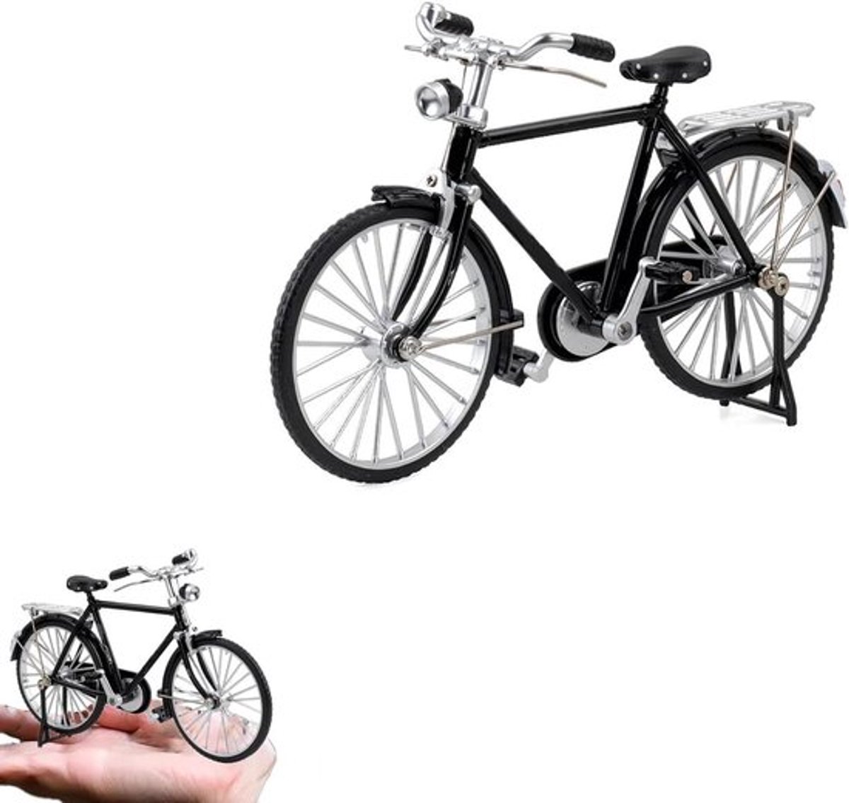 Retro Fiets Sculptuur van Metaal - Decoratief Nostalgisch Fietsje voor Cadeaus en Interieurstyling