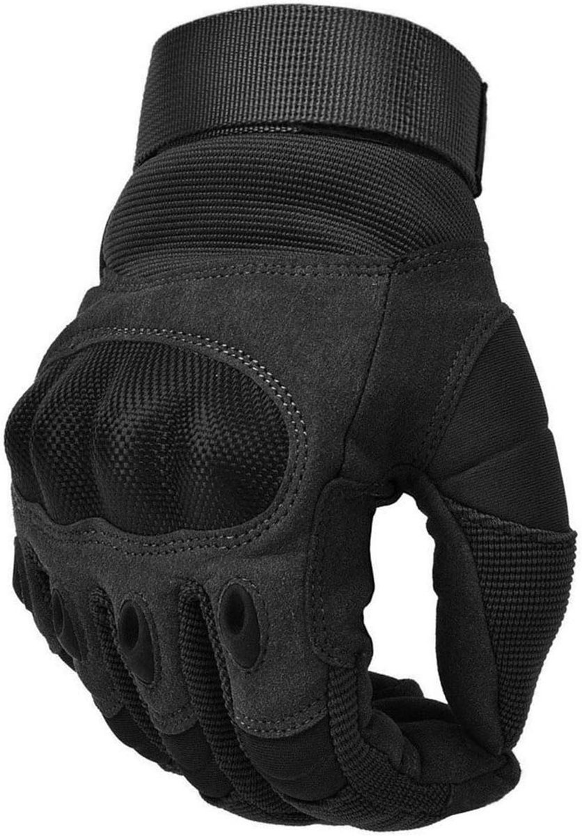 SnelShoppen - Motorrijders Handschoenen - Zomer Touch Screen Handschoenen - Hard Knuckle Bescherming - Anti-slip voor Airsoft, Motocross, Scooter, Mop