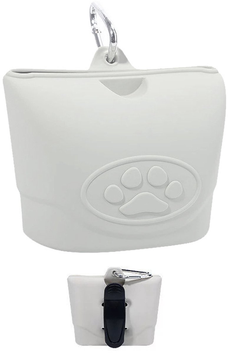hondensnacktas - Beloningstasje voor Honden - Voertasje - Honden Beloningszakje - Snoepjes & Snacktasje - Hondentraining - Honden uitlaat tas - met magnetische sluiting en heupclip, te bevestigen aan hondenlijn, afmetingen 11 × 6 × 9 cm
