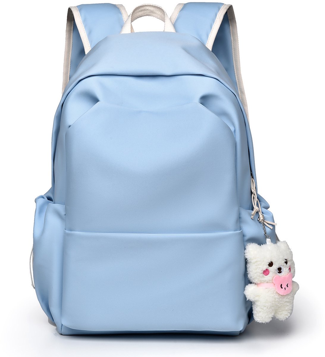 VHV-Modieuze Rugzak - Ruime Dagrugzak met Trendy Hanghanger - Lichtgewicht Backpack voor School en Werk - Duurzame en Waterafstotende Tas