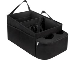 Car Seat Organizer - Back Seat en Voorstoel - Vouwbare Organizer met bekerhouder - Meerdere gaaszakken voor speelgoed boeken snacks