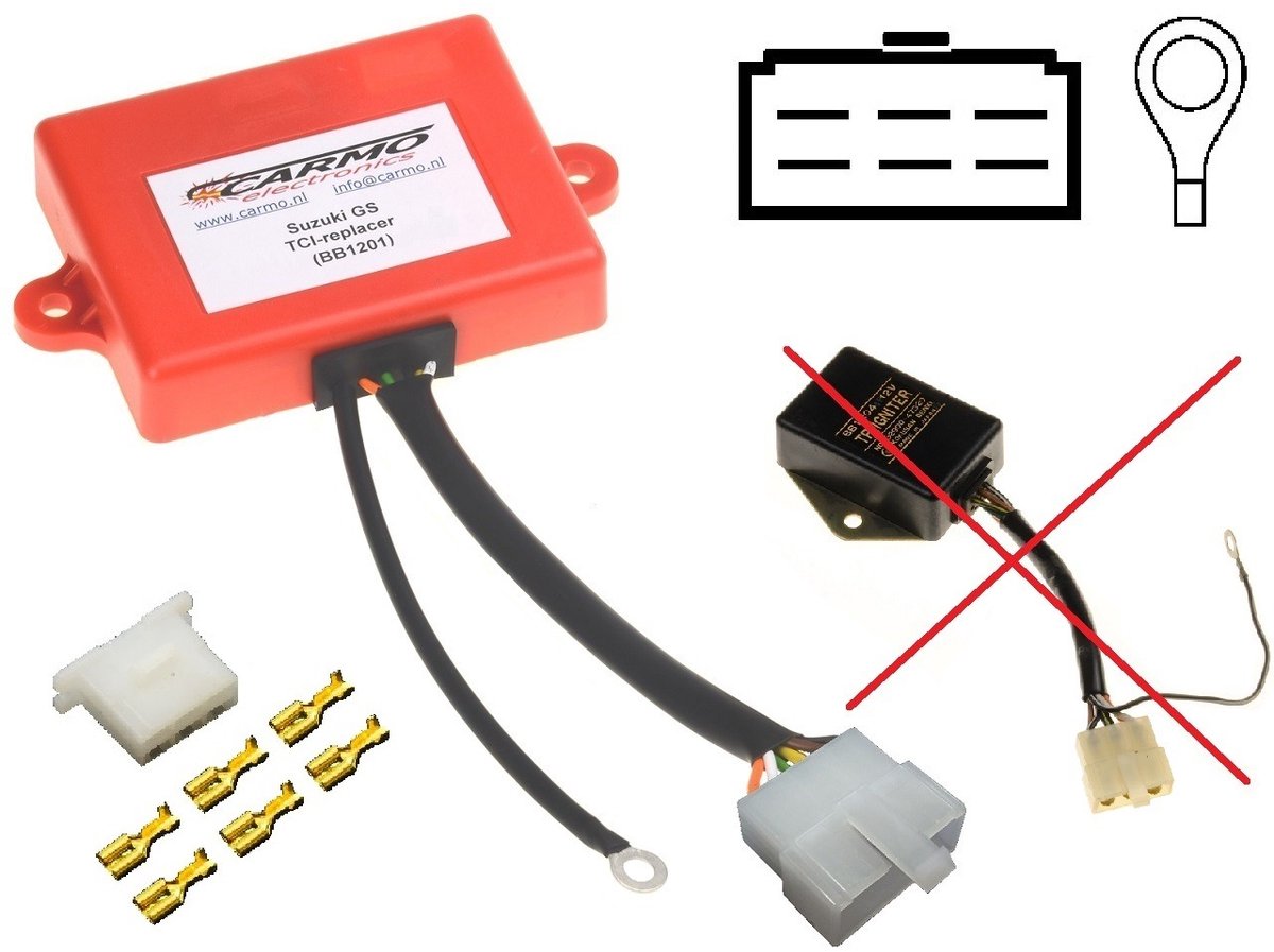 Carmo CARI-SU-GS250-GS450-GS550-GS650-BB1201 Suzuki GS250 GS450 -