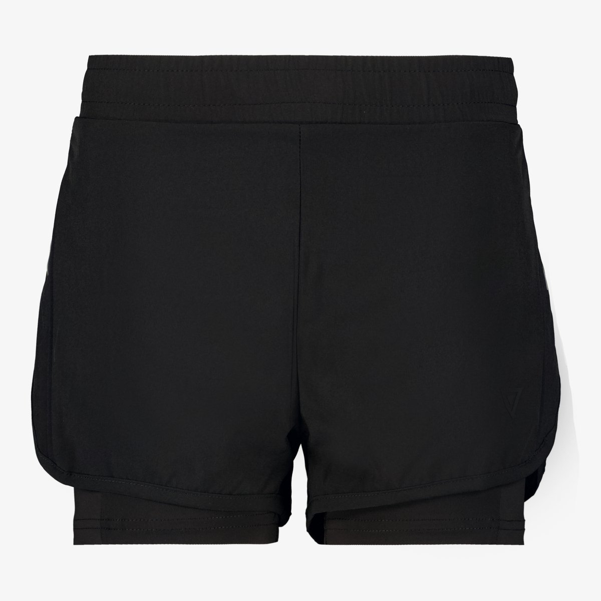Osaga Dry meisjes hardloopshort zwart - Maat 116