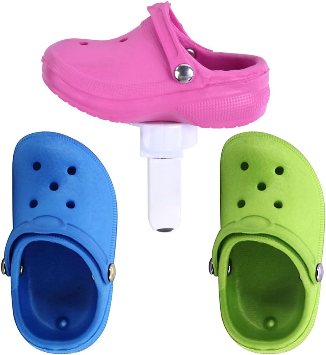 SnelShoppen - Pack van 3 Air Vent Clips voor Auto, Grappige Accessoires, Luchtverfrisser voor Auto en Kantoor, Decoratieve Diffuser in Roze, Rood en G