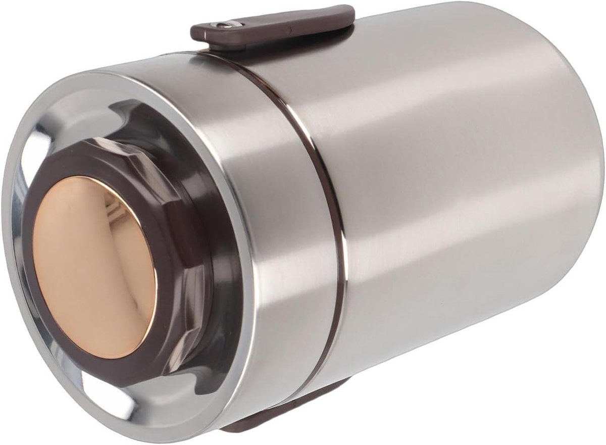 Meerlaagse Lunchpot - Isolatie Voedselcontainer - Warm Eten Meenemen - Vacuüm Dubbele Isolatie - 6100 ml - Zilver