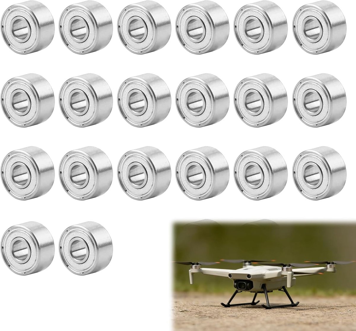 Mini kogellagers 693ZZ 3 x 8 x 4 mm - Staal - Precisie dubbel afgeschermd - Ideaal voor 3D-printers - ShopVlot
