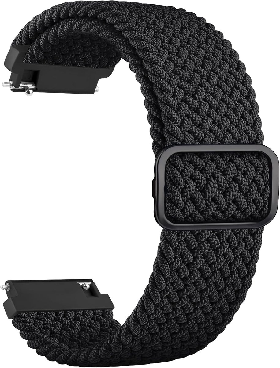 Horlogeband 20 mm 22 mm - Gevlochten elastische armband - Draagcomfort voor elke gelegenheid - ShopVlot