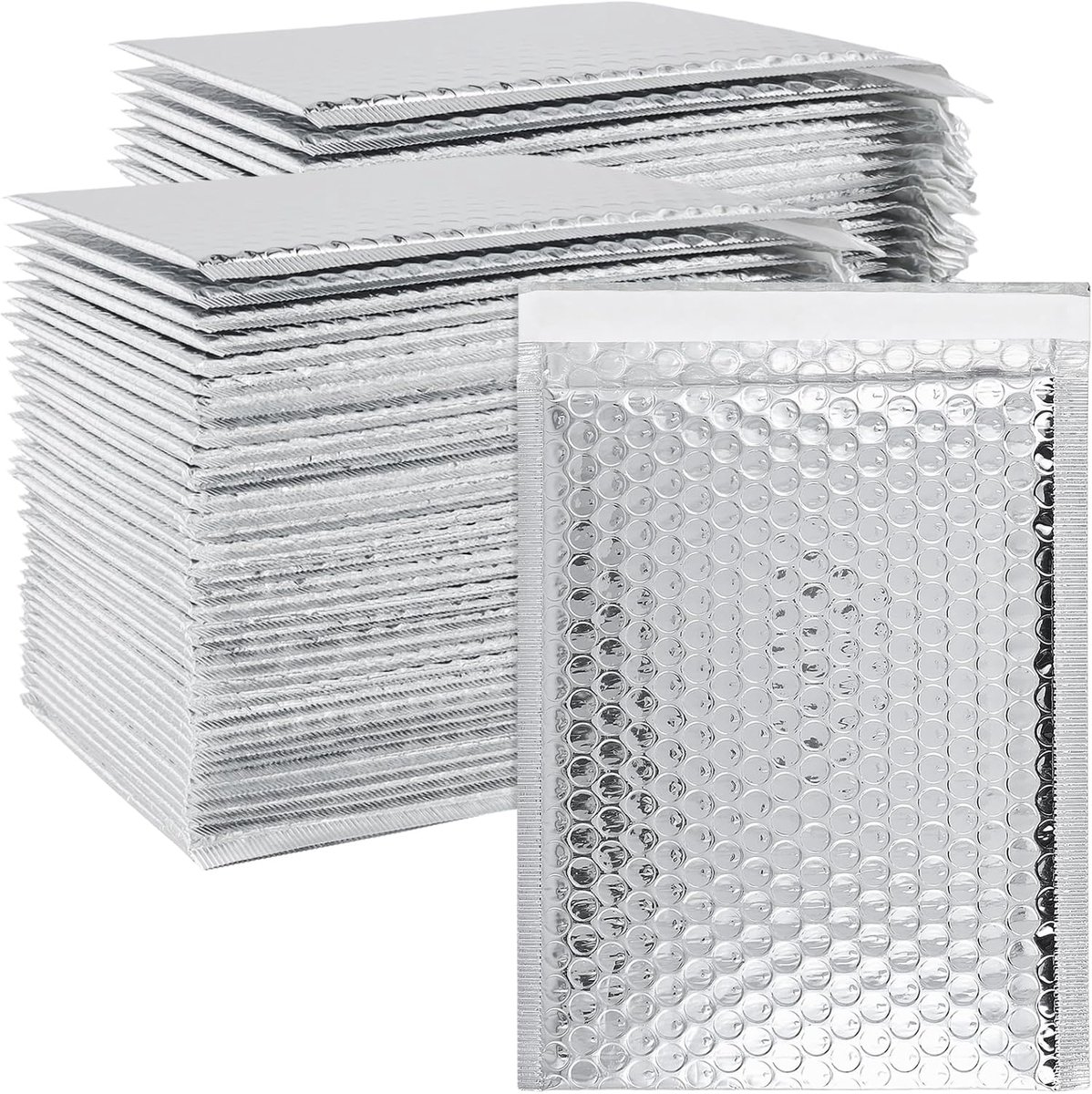 Luchtkussen verzendzakken A5 - Zilver - Waterdicht en zelfklevend - Perfect voor veilige verzending - ShopVlot