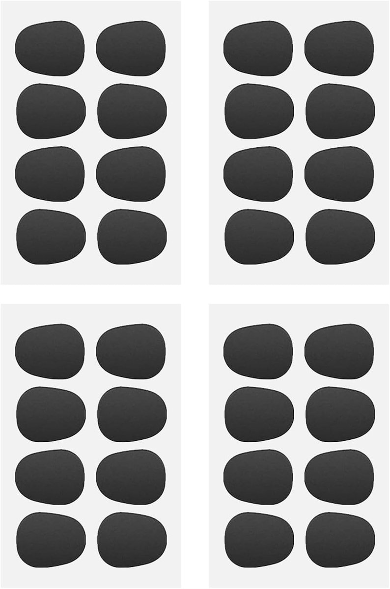 Saxofoon mondstuk pads 32pcs - 0.8mm rubber - zelfklevend - voorkomt verschuiven - ShopVlot