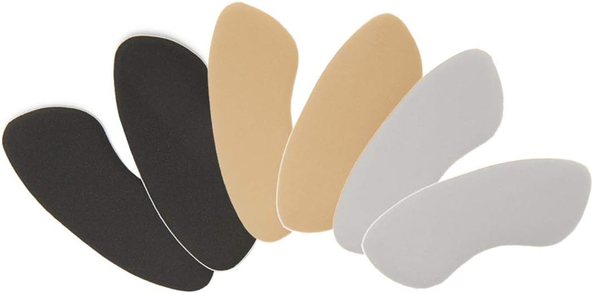 Fancy Feet Back of Heel Shoe Cushions (3 Pairs) (3 Pairs, Sorted) - ShopVlot