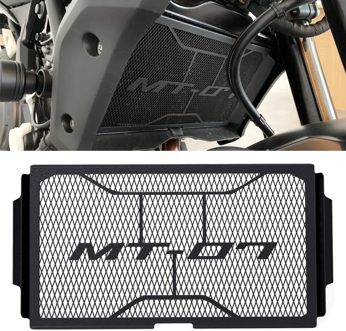 MOWOK Motorcycle Accessories for Yamaha MT 07 MT07 2025 MT-07 2025 2026 Radiator Cover Radiator Guard Protector - ShopVlot