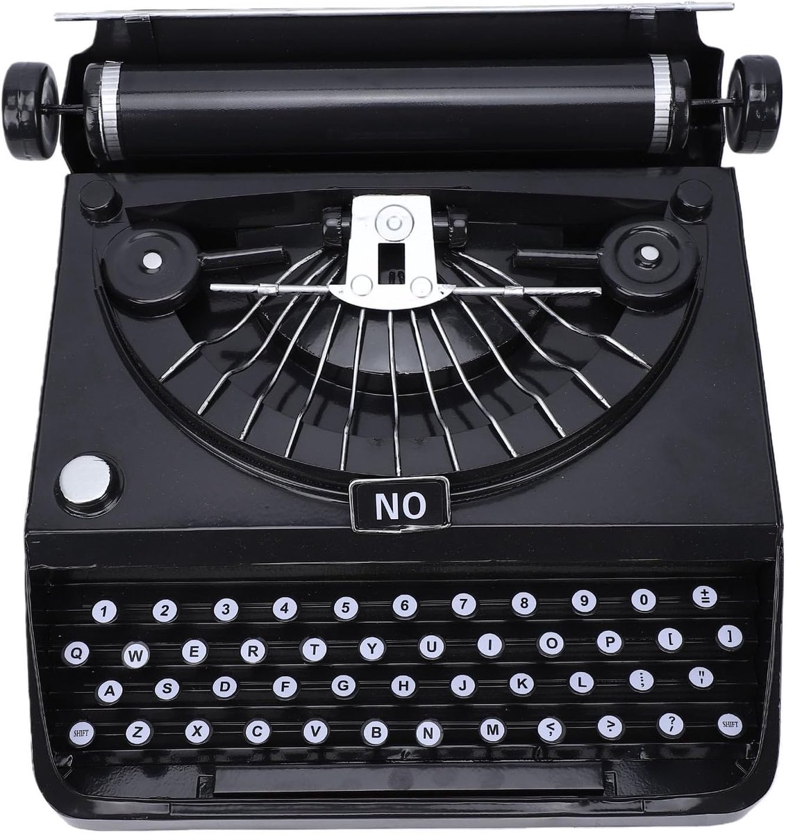 Retro Vintage Typemachine Ornament - Antieke Typewriter Model - Handgemaakt van Hoogwaardige IJzer - ShopVlot