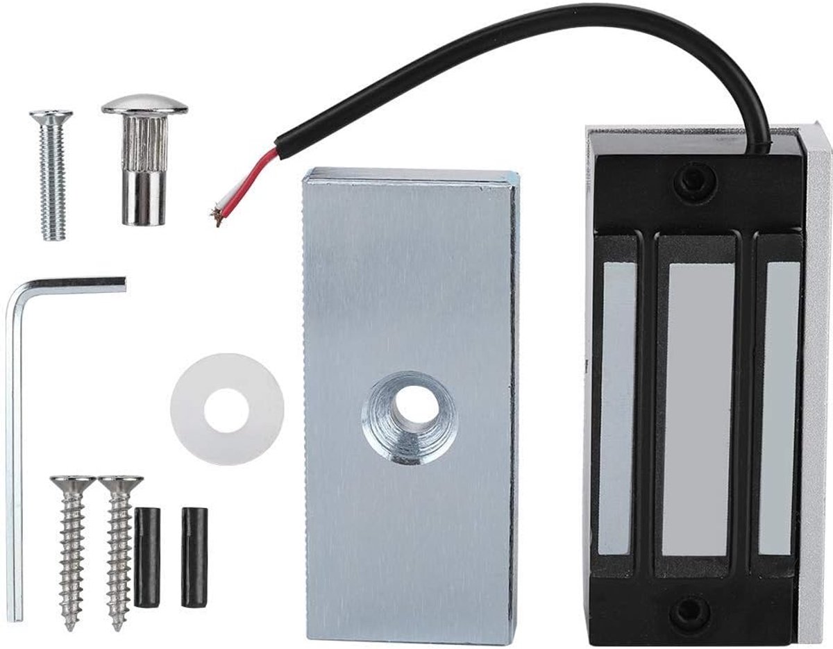 Electromagnetische Deurslot DC24V - 60KG Houdkracht - Geschikt voor Glazen Deuren - Veilig en Energiezuinig - ShopVlot