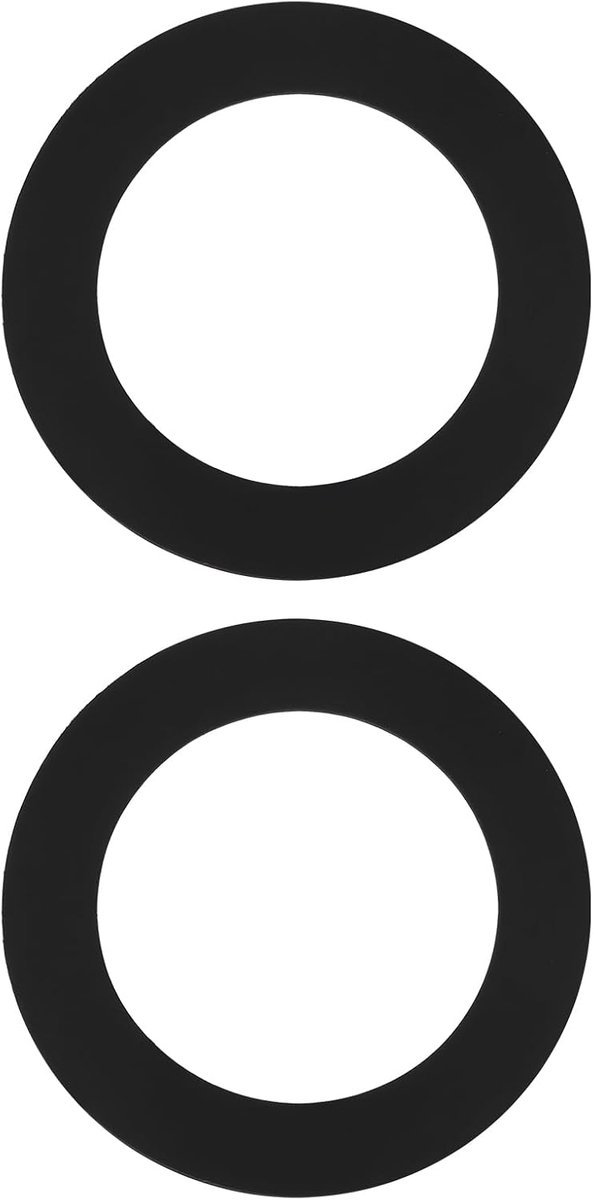 Afvoer dichting 62x42mm - rubber - set van 2 - geschikt voor 1-1/4 inch afvoer - ShopVlot