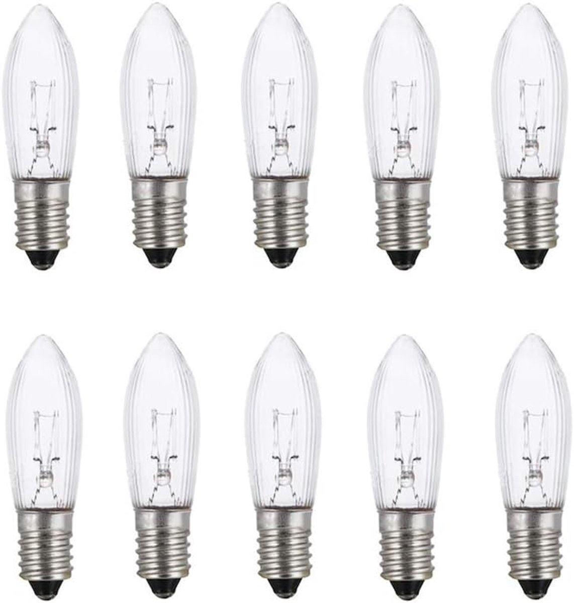 Vervanglamp voor boomverlichting - 7V 3W - E10 Draad - 2700K Warm Wit Licht - ShopVlot