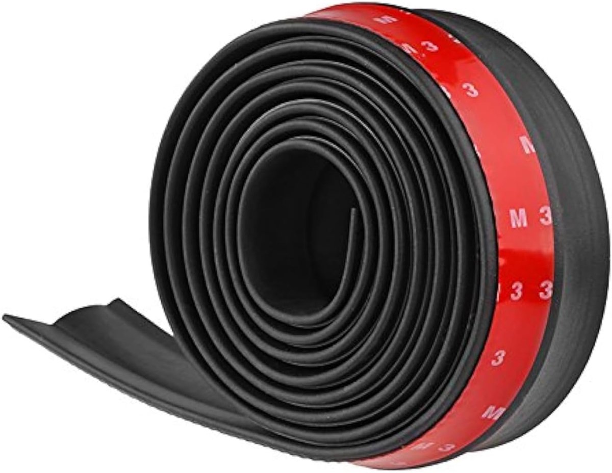 Bumperbeschermer 2,5M - Adhesieve rubberen splitter - Eenvoudige installatie - Bescherming tegen schades - ShopVlot