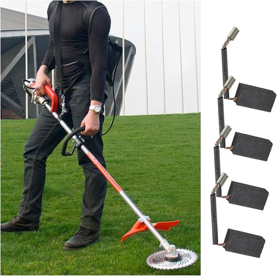 Koolborstels voor grasmaaier D73 6x9x17.5mm - vervangend onderdeel voor Bosch Rotak - lange levensduur - ShopVlot — afbeelding 2