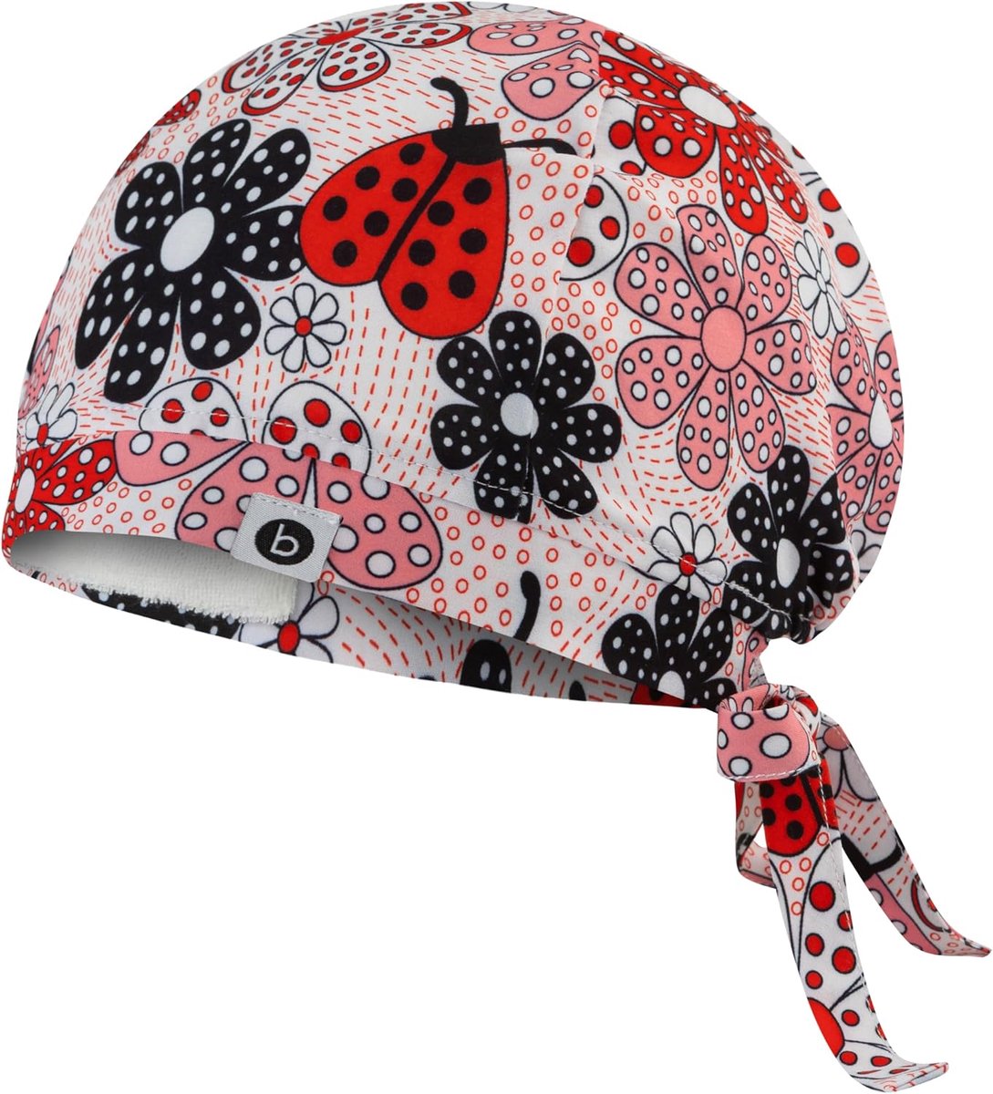Operatiecap standaard maat - spandex stof - marine leven - ideaal voor medisch personeel - ShopVlot