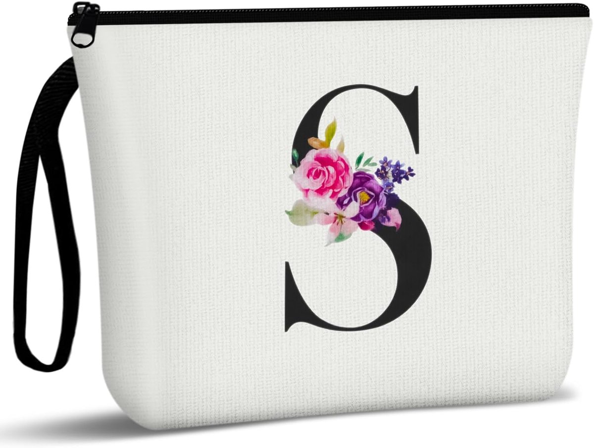 Cosmetic Bag Large Capacity - Canvas Make-up Organizer - Patterned en kleurrijk - Ideaal voor reizen - ShopVlot