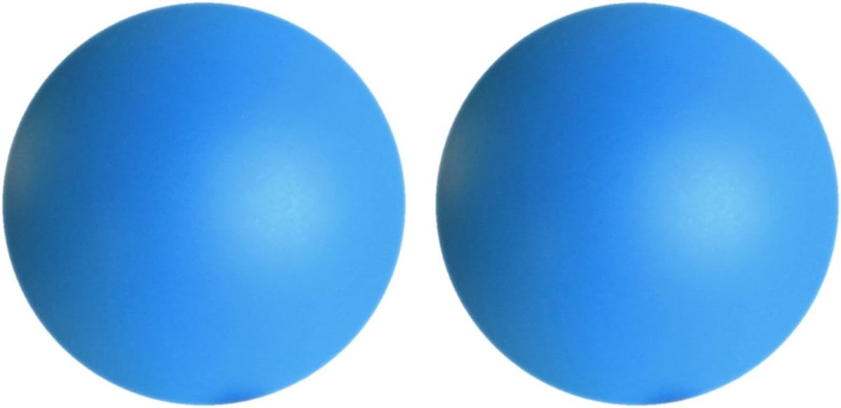 Gripballen Set van 2 - Blauwe PU Anti-Stress Ballen - Handtrainer voor Vingersterkte - Ideaal voor Revalidatie - ShopVlot