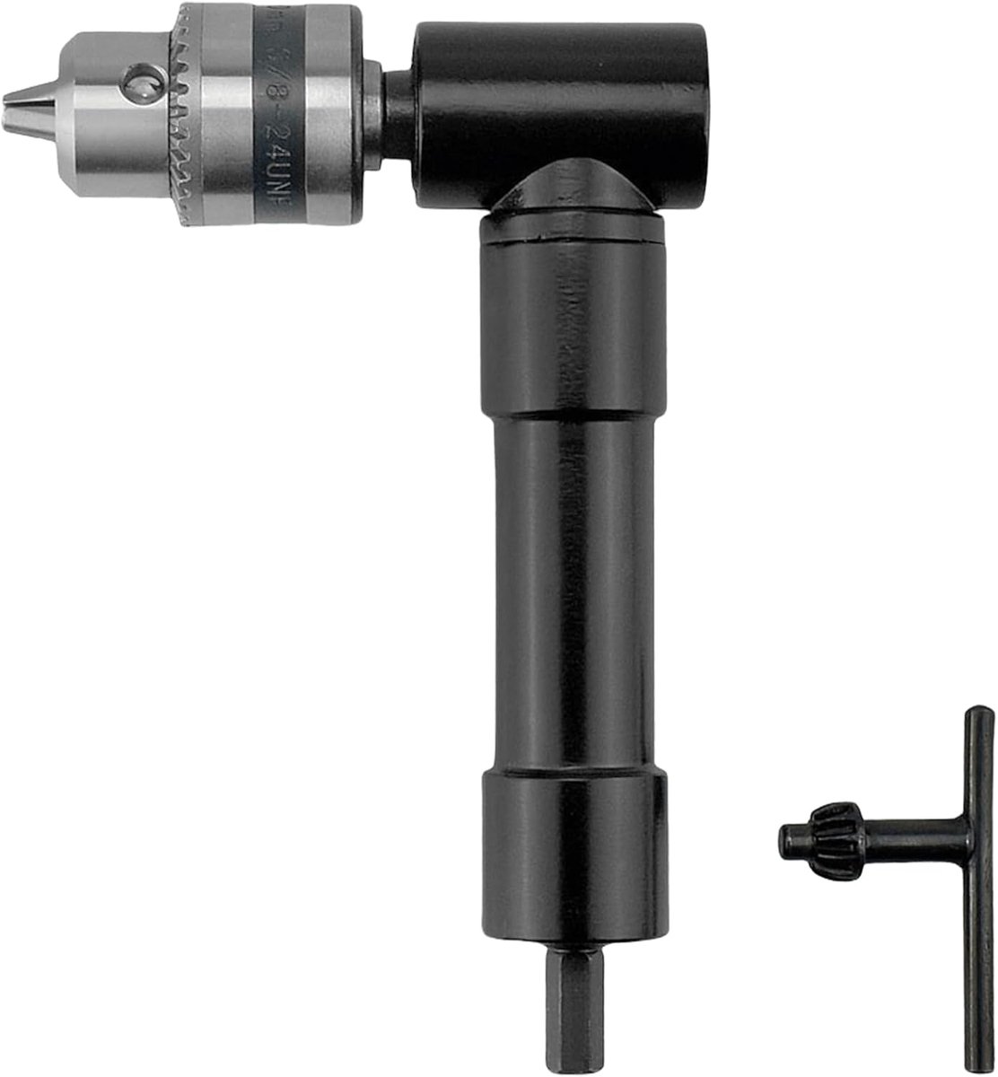 Hoekbooradapter 0,8-10 mm - Stevige staalconstructie - 90° boorkop - Flexibel boren met accuschroefmachine - ShopVlot