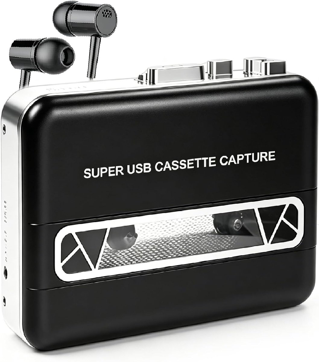 Cassette Speler - Compact en Lichtgewicht - USB Oplaadbaar - Voor Muziek Genot onderweg - ShopVlot