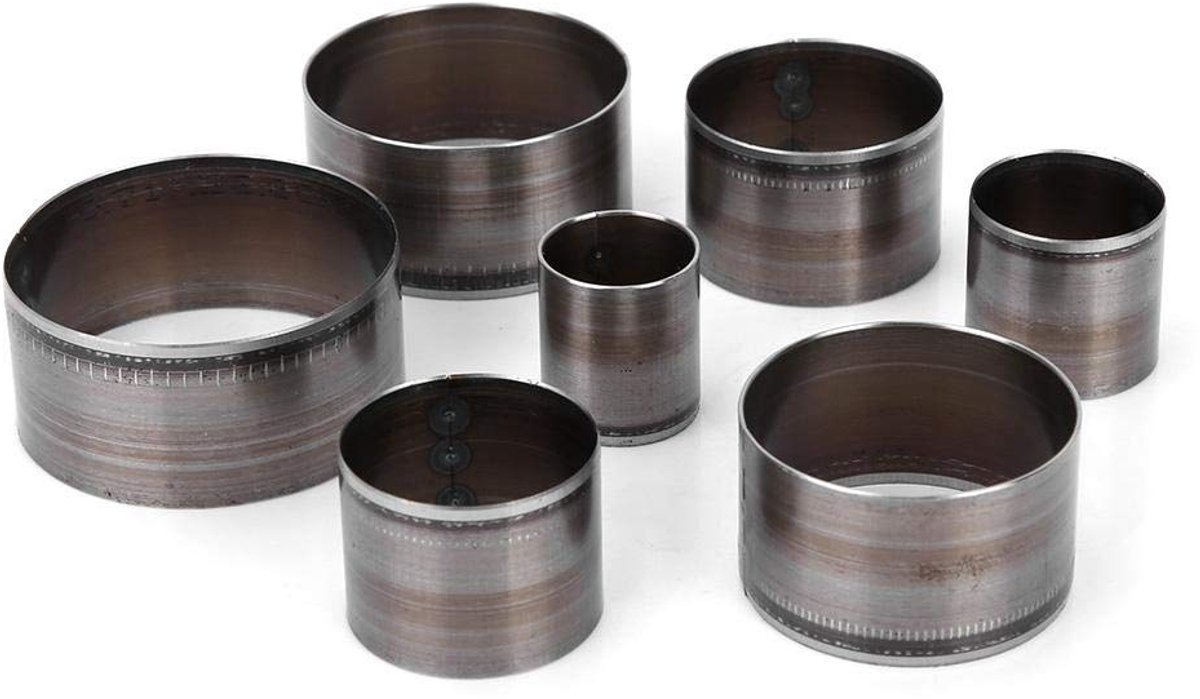 Circulaire snijder 7-delig - 20/25/30/35/40/45/50mm - leerbewerking - ideaal voor precisiewerk - ShopVlot