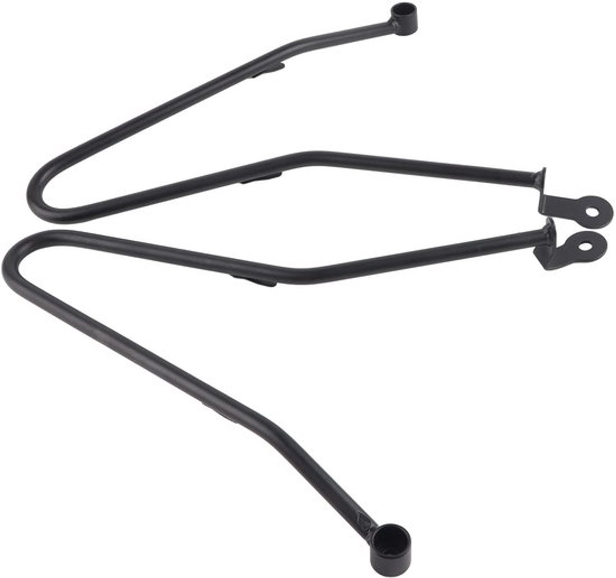 Zadeltassteunbeugels Duurzaam - Metaal - Geschikt voor Triumph Bonneville T100/SE T100 2001-2016 - Thruxton 900/Scrambler 2006-2016 - Verbeterde zadeltasbeveiliging - 2 x Zadeltassteunstangen - Motorsteunen