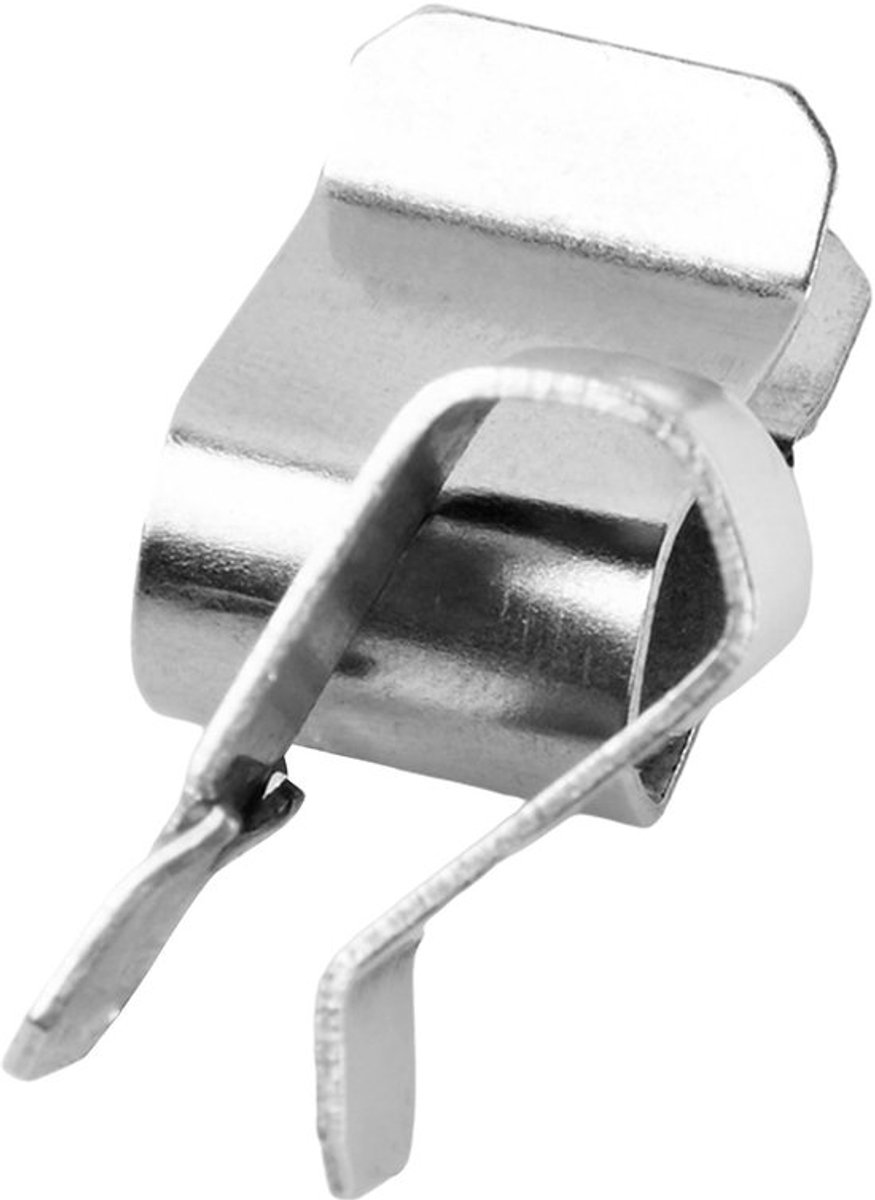Locking Clips 25 Stuks - U-Clip - Roestvrij Staal - Schokbestendig - Voor Meubelverbindingen - 21.4 mm x 12 mm