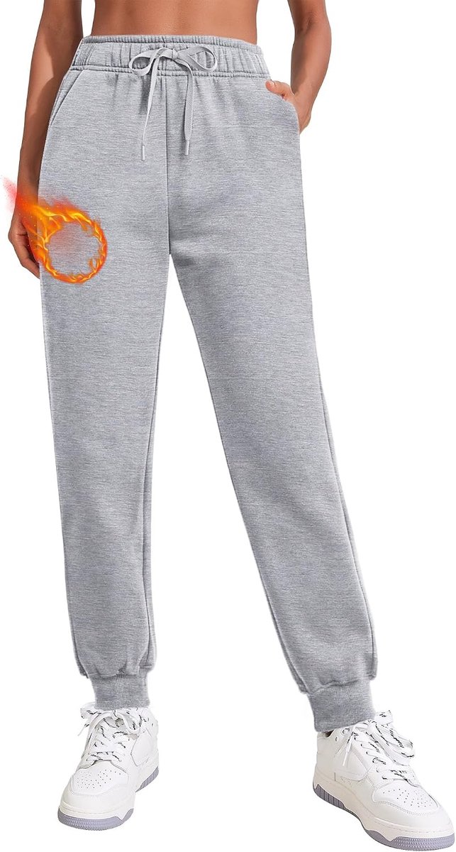 Sweatpants dames lang - katoen - baggy - optimaal comfort tijdens training - ShopVlot