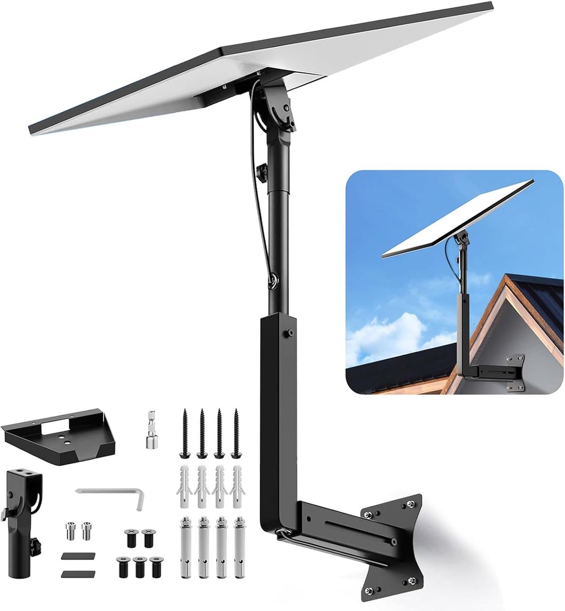 Halteru Wandmontage voor Starlink Gen 3 - Verstelbare Arm - Robuuste Bevestiging - Eenvoudige Installatie - ShopVlot