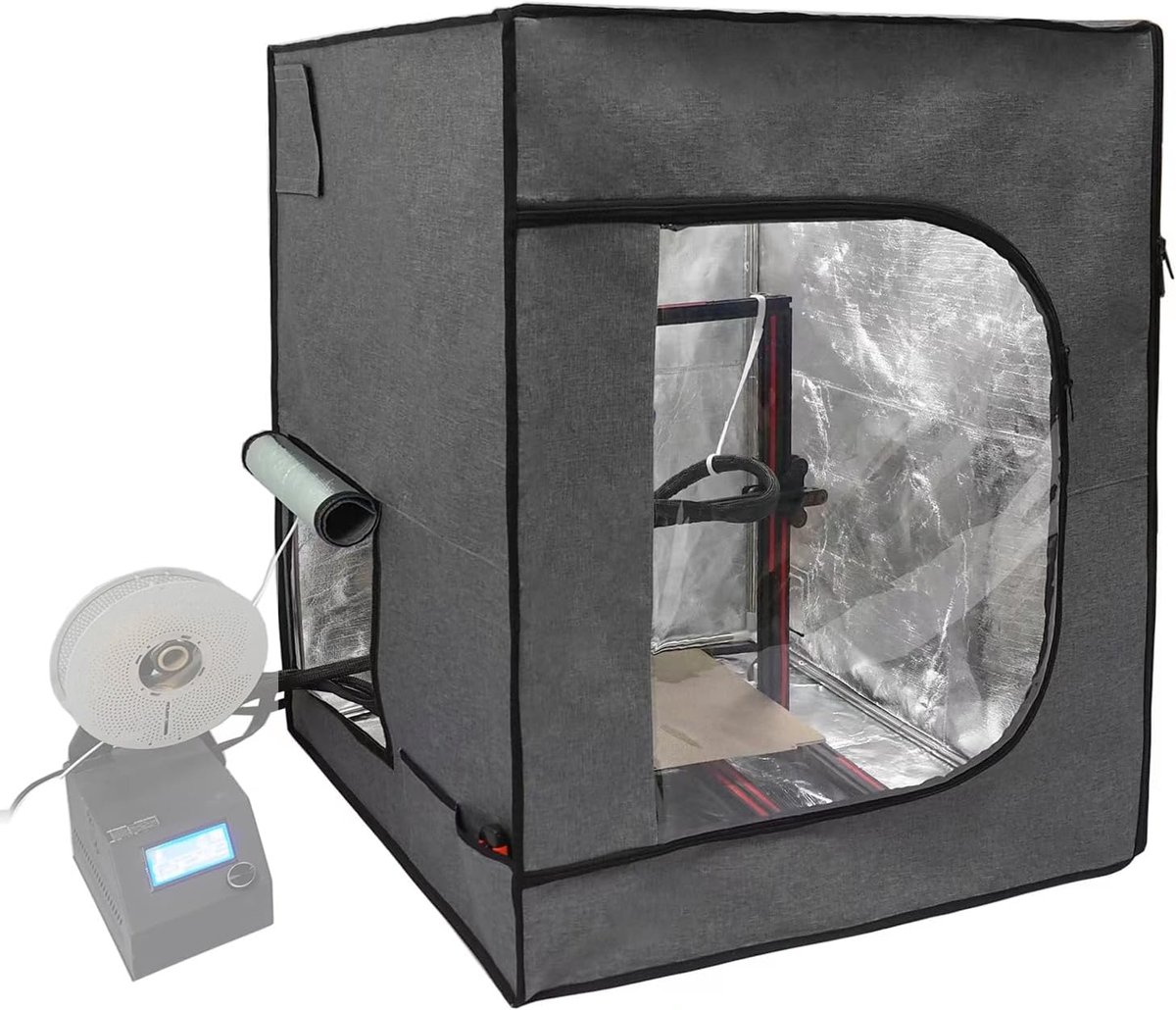 3D printer hoes Large 29,5x29,5x35,3cm - lasergravure - water- en vuurvast - beschermt kinderen - ShopVlot