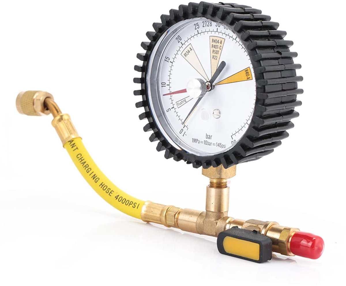 Drukmeter voor stikstof - 1/4 inch SAE - ball structure klep - eenvoudig te installeren - ShopVlot