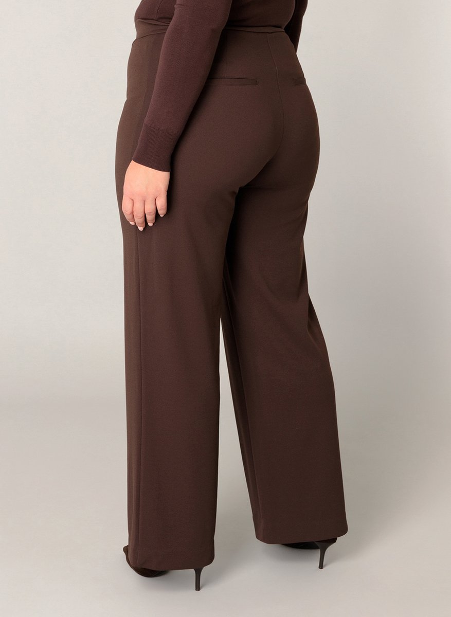BASE LEVEL CURVY Arah Broek - Brown - maat WX-0(44) / L30