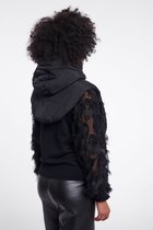 Rino & Pelle Accessories - Tabita hood collar - Zwart
