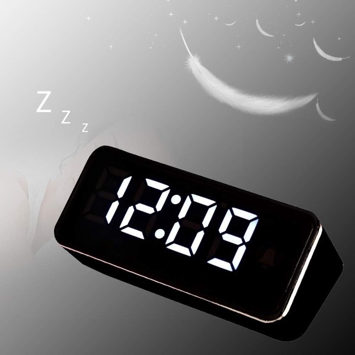 Digitale wekker - Groot slim LED-display - Snooze-functie - Ideaal voor reizen - ShopVlot