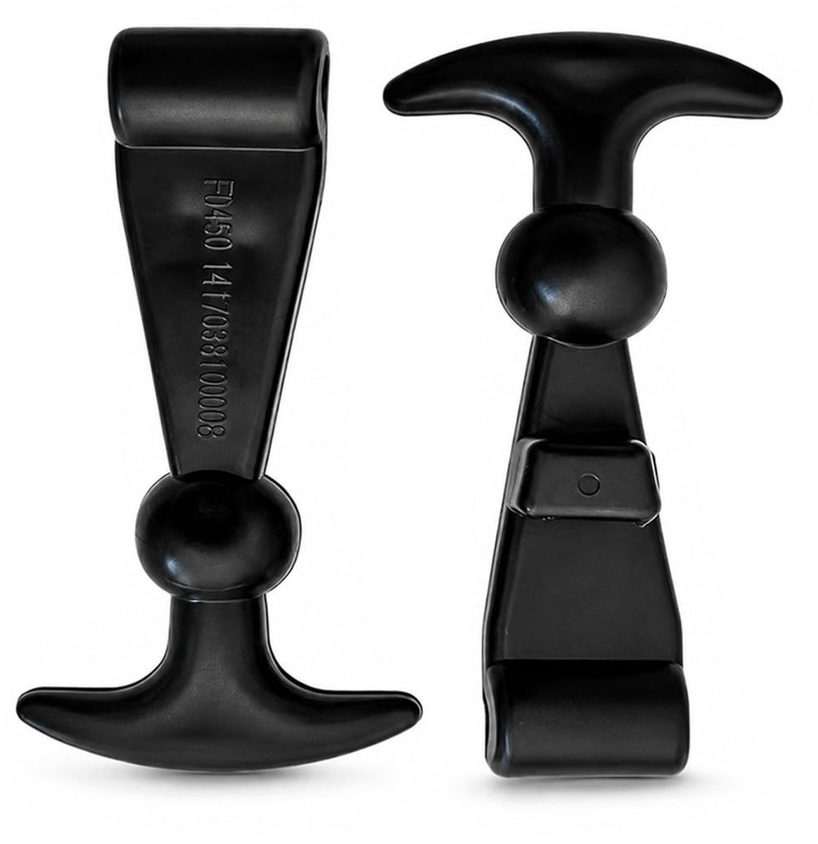 Solidchoice - Set van 2 Rubber Motorkaphouders voor Betrouwbare Bevestiging