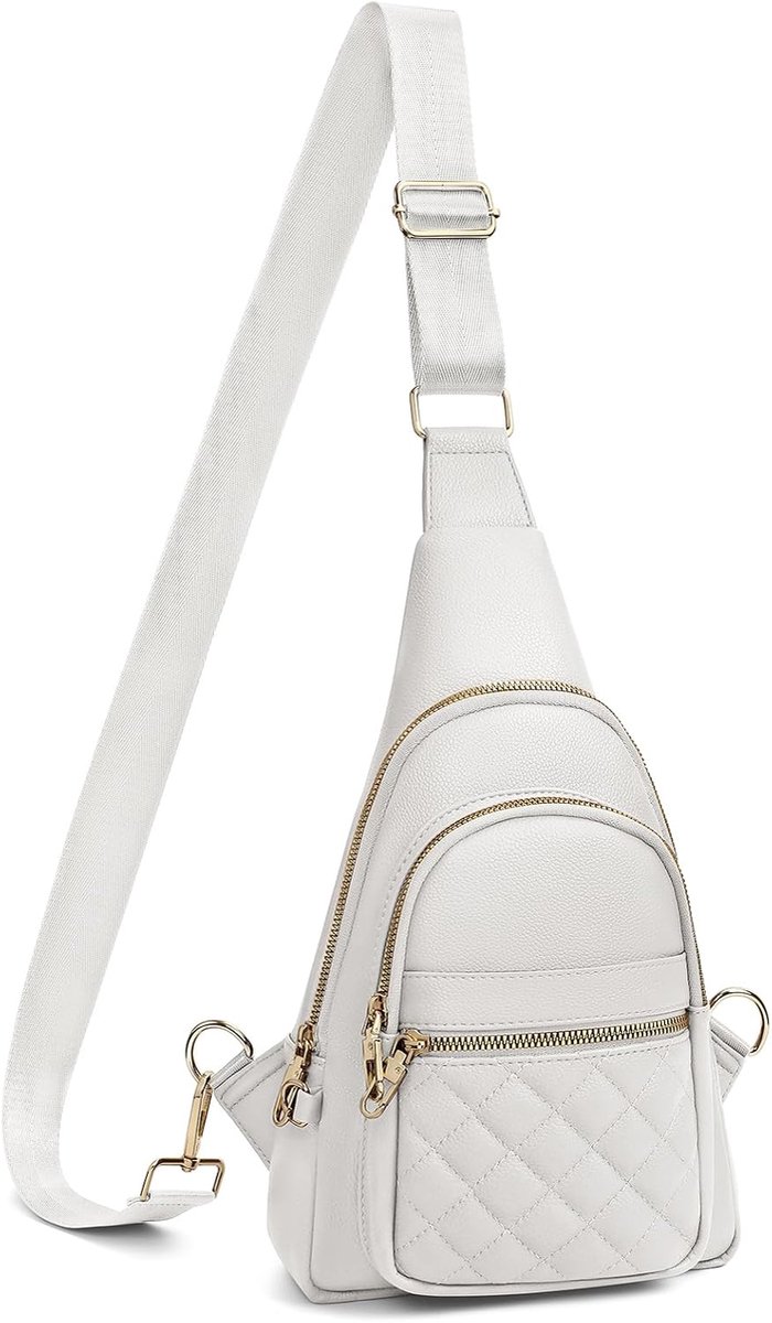 Slingbag diefstalbestendig - PU-leer - comfortabele schoudertas - ideaal voor reizen - ShopVlot
