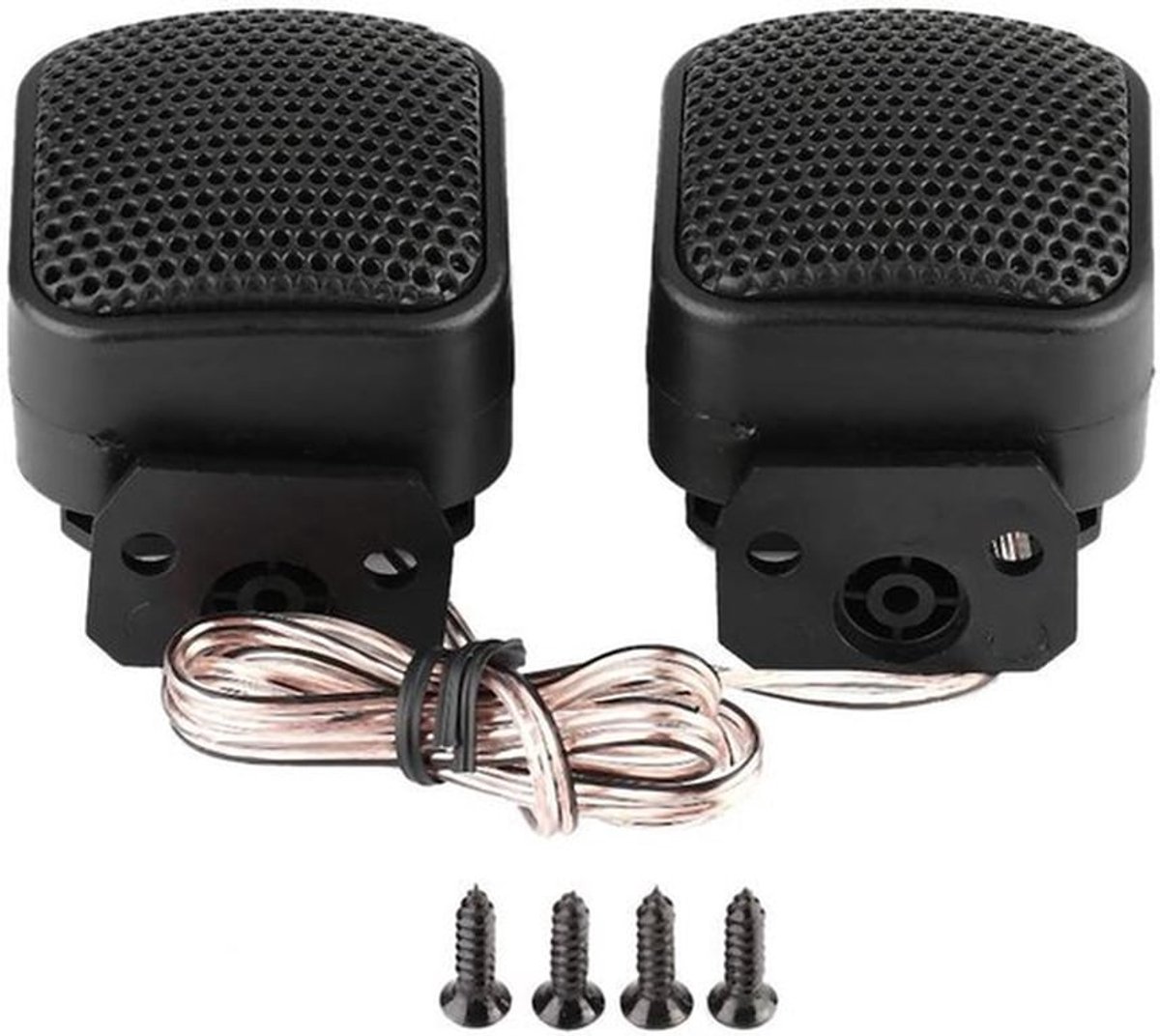 Auto Luidspreker - 2 stuks - Kleine Vierkante Luidsprekers - 500 W - Muziek Tweeter - Hoge Geluidshelderheid - Geschikt voor Auto