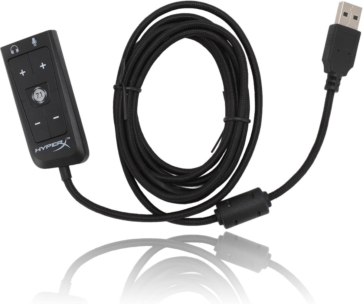 USB geluidskaart 3,5mm jack - 7.1 virtueel surround geluid - LED indicator - ideaal voor gaming - ShopVlot