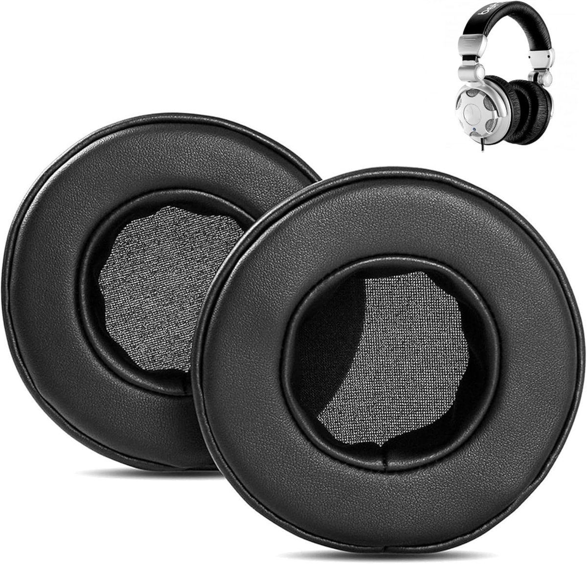 Ear Pads Compatible with Behringer HPX 2000 HPX2000 Headphones, Replacement Ear Pads with Softer Protein Leather and - ShopVlot