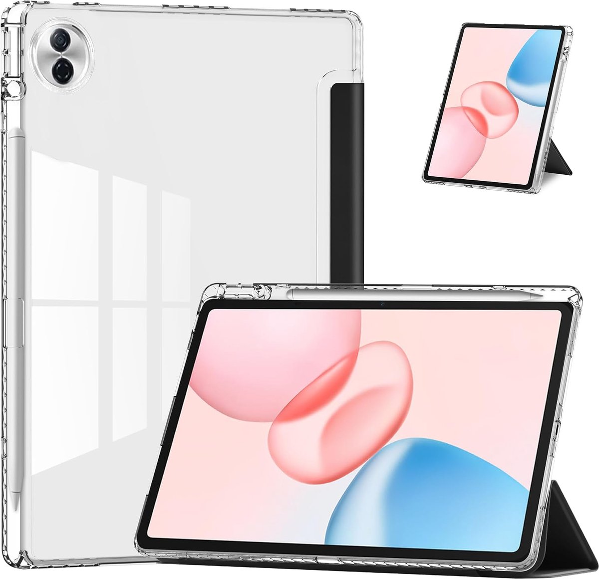 FDHYFGDY Case for Honor Pad 10 (Not Applicable for 4G Version), Multi-Angle Folding Protective Cover, PU Leather - ShopVlot