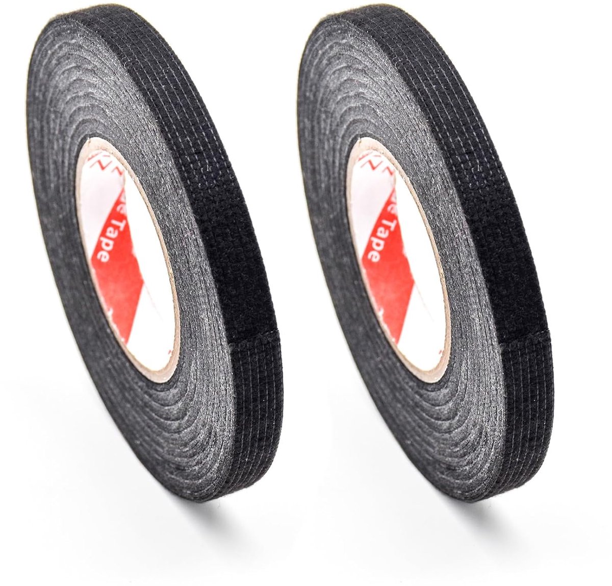 Pack of 2 Black Insulation Tape for Car Motorcycle Household Fabric Tape Heat Resistant Ideal for Wiring and Repairs - ShopVlot