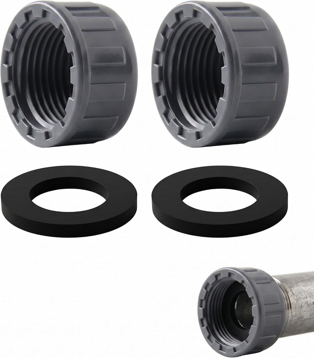 2 stuks 3/4 inch (25 mm) slangafdekking met afdichtingen voor waterslang, tuinbescherming, wateraansluiting - ShopVlot