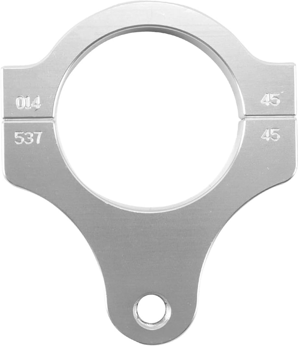 Motorfiets Vork Mount Beugel 45Mm - Aluminiumlegering - Zilver - Verbeterde rijstabiliteit - ShopVlot