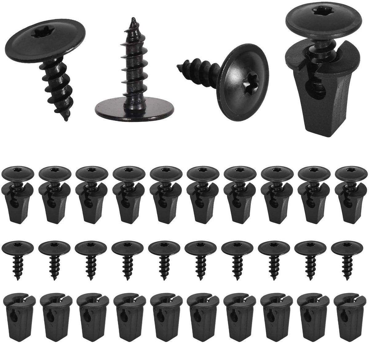 Plaatschroeven M5 x 16 mm - zelftappend - roestvrij staal - ideaal voor carrosserie - ShopVlot