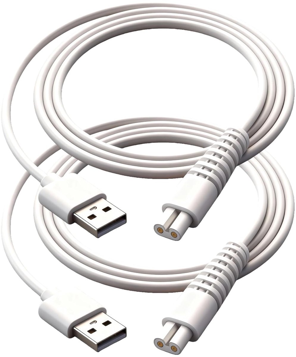 USB Oplaadkabel 120cm - Vervangingskabel voor dames scheerapparaat - Geschikt voor Flawless Legs - ShopVlot