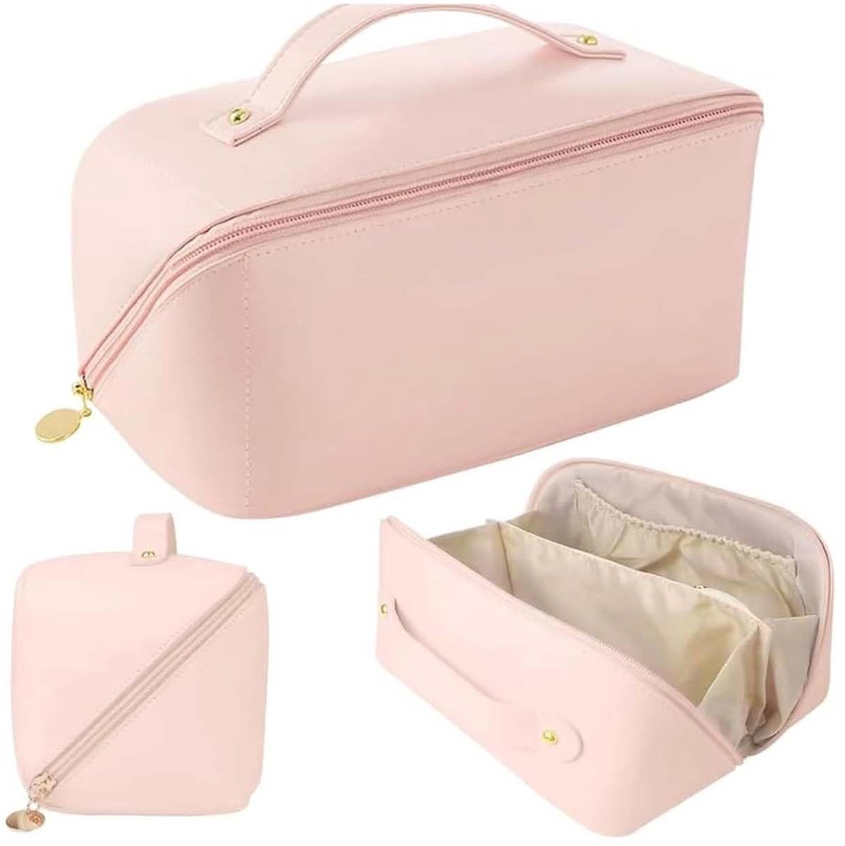 Solidchoice - Grote Capaciteit Make-up Tas voor Vrouwen